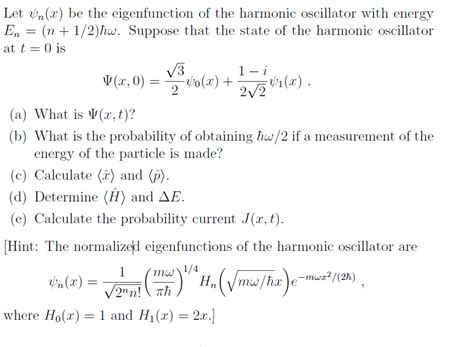 Harmonic Oscillator Energy Eigenfunction