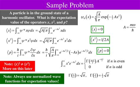 Harmonic Oscillator Expectation Value X^2