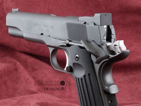 Harrison Design Consulting 1911 Extreme Service Thumb Safety 1911 Extreme Service Thumb Safety Blued