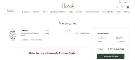 Harrods Australia Promo Code