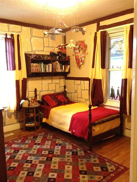 Harry Potter Curtains Bedroom You can easily diy this one by writing