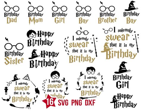 I Solemnly Swear It's My 7th Birthday Svg Harry Potter Etsy