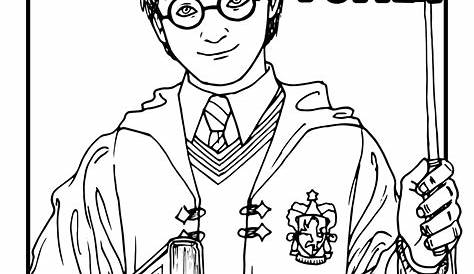 harry potter colouring - Google Search | Harry potter coloring pages