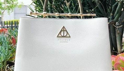 Harry Potter Deathly Hallows Satchel Purse with Charm | Satchel bags