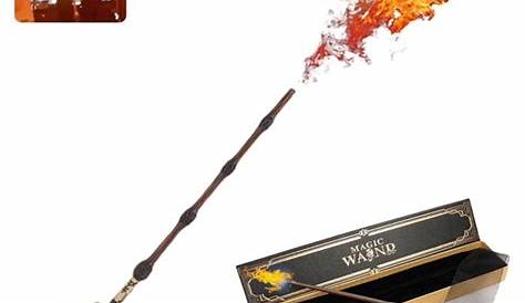 Burning Flame Fiction Inspired Wand, Personality Trait, Dark Witch or