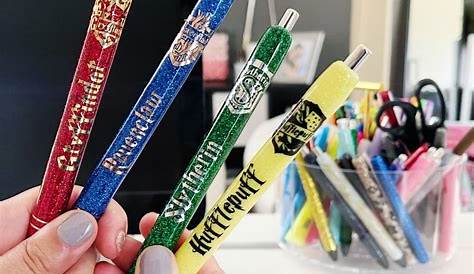 Harry Potter Inspired Pen Glitter personalized gel pens | Etsy