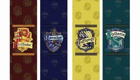 Free Printable Harry Potter Hogwarts House Bookmarks | artsy-fartsy mama