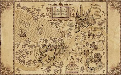 Recklessly Wallpaper Mapa De Harry Potter