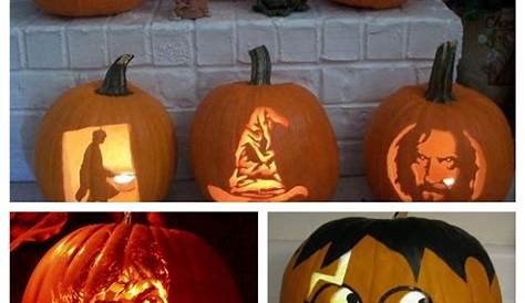Harry Potter themed pumpkins! #harrypotterpumpkin #
