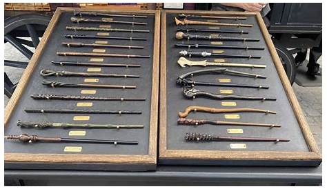 New wand collection at The Wizarding World of Harry Potter -Universal
