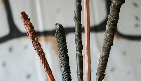 Harry Potter wands. We used this as a tutorial. Easy and fun to make