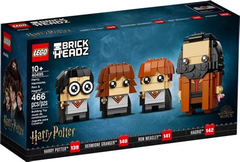 harry hermione ron and hagrid lego