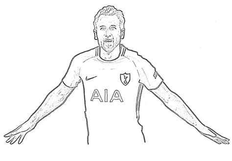 harry kane pictures to colour