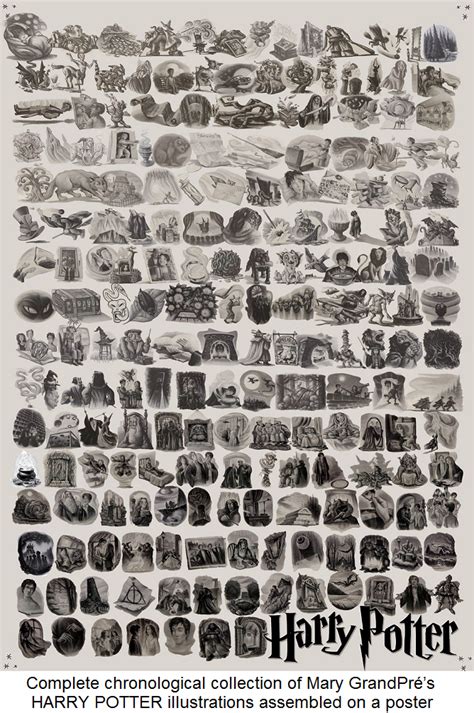 Harry Potter Book Chapter Illustrations