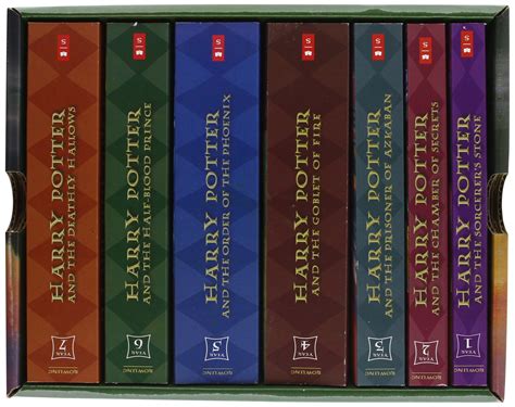 harry potter books in order 1 7 names