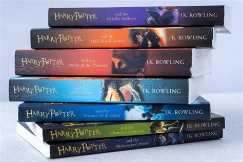 Harry Potter Books Stack