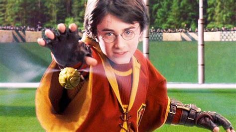 harry potter catching the golden snitch