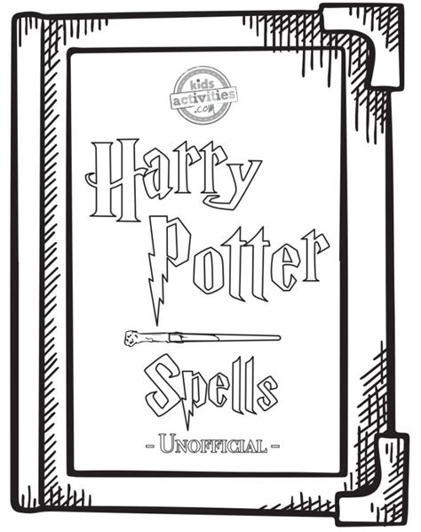 Harry Potter Coloring Spells