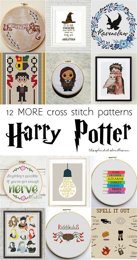 Harry Potter Cross Stitch Patterns