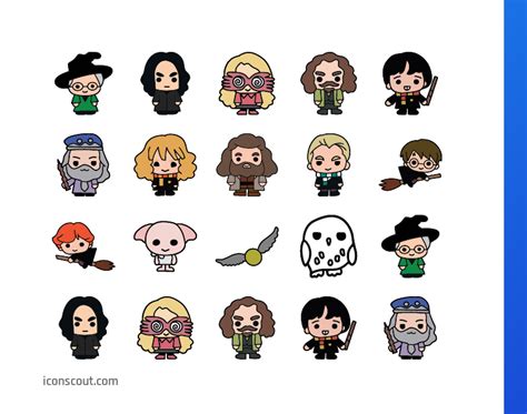 Harry Potter Icons Without Filter