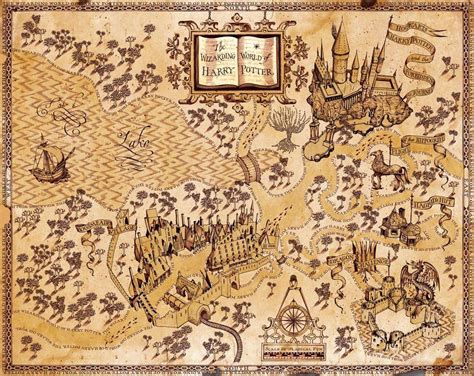 Recklessly Wallpaper Mapa De Harry Potter