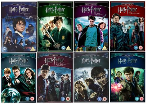 harry potter movies in order 1 8 list