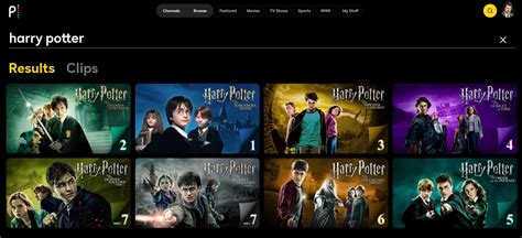 harry potter movies streaming platform