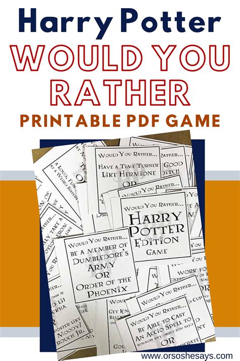 harry potter pdf free