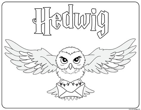 Harry Potter Printable Hedwig