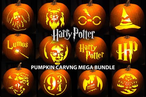 Harry Potter Pumpkin Carving Patterns Printable