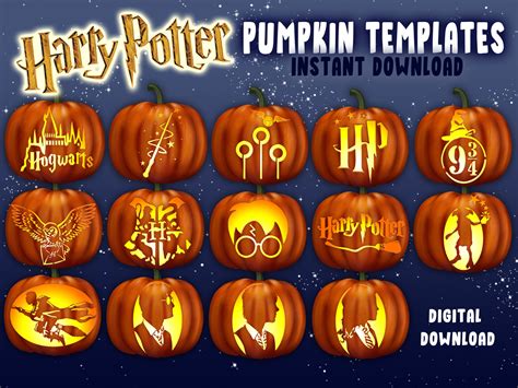 Harry Potter Pumpkin Printable