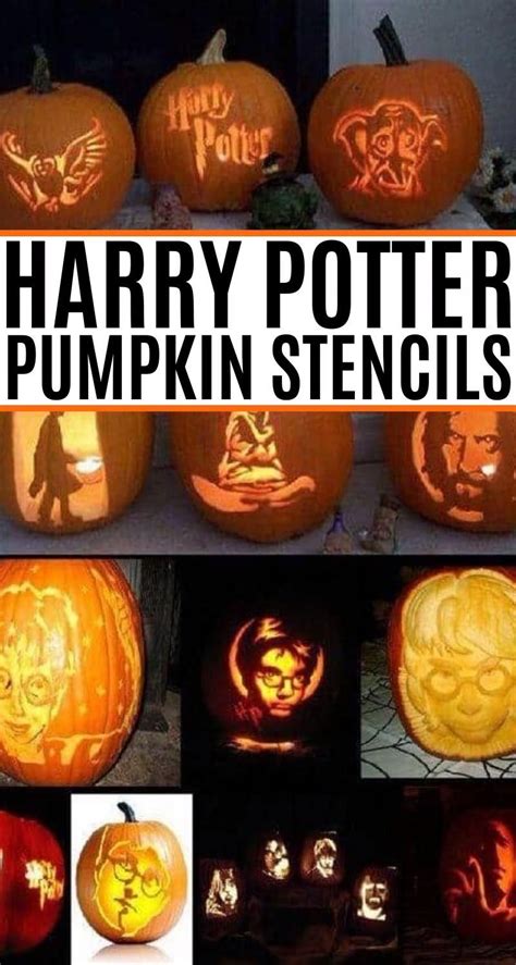 Harry Potter Pumpkins Carving Patterns