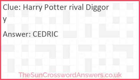 harry potter rival diggory crossword