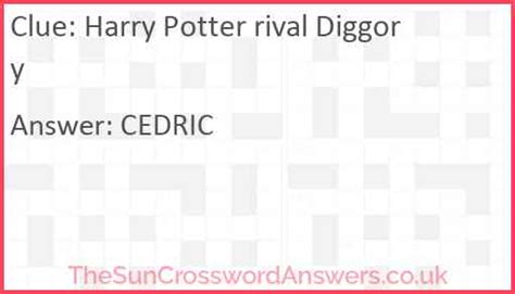 harry potter rival diggory crossword clue