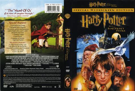 harry potter sorcerer's stone 2001 dvd cover