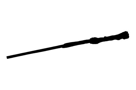 harry potter wand silhouette png