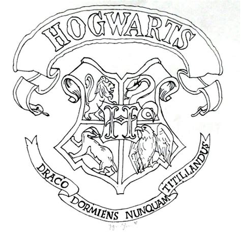 17 Unique Harry Potter Hogwarts Wappen Ausmalbilder