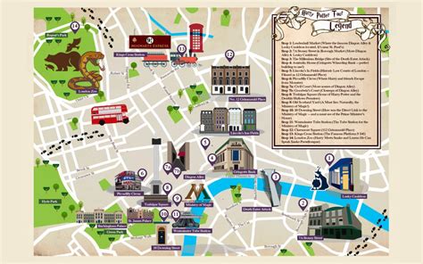 harry potter world map london