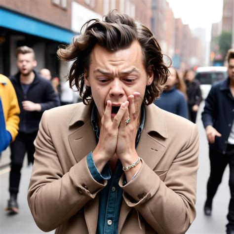 Harry Styles Crying Happy