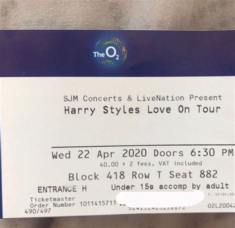 harry styles london tickets