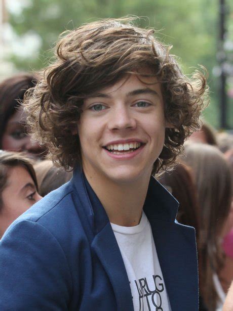 harry styles old hair style