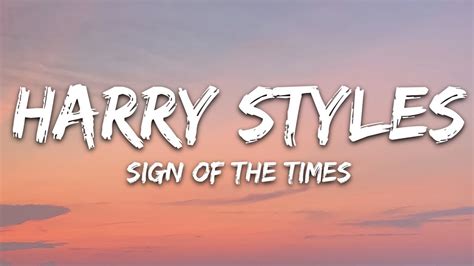 harry styles sign of times lyrics