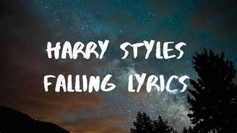 harry styles song lyrics falling