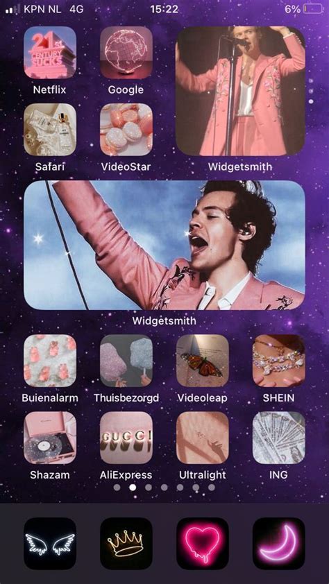 Harry Styles Themed Widget