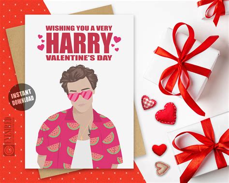 harry styles valentine's day card