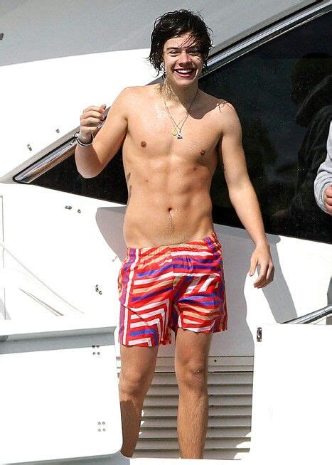 harry styles without a shirt