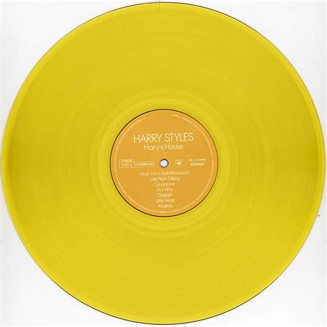 Harry Styles Yellow Record