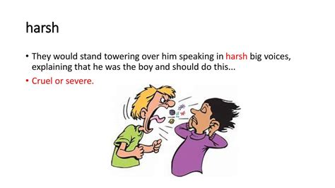 harsh meaning in tamil with example