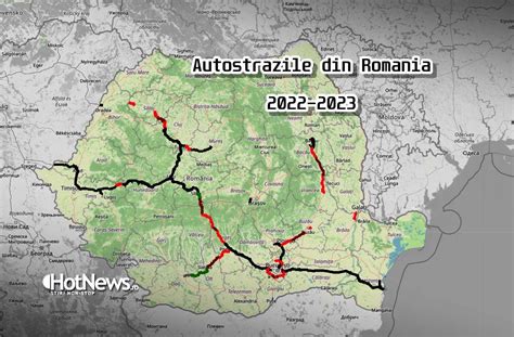 harta autostrazi romania 2023