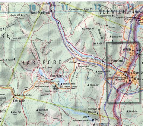 Hartford Vt Map